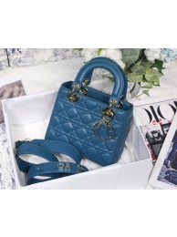 LADY DIOR MY ABCDIOR BAG Cannage Lambskin M0538O blue JH06715DO87