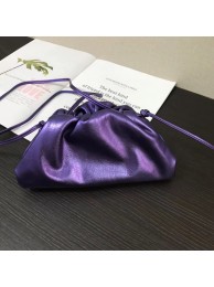 Luxury Bottega Veneta Nappa lambskin soft wide large Shoulder Bag 585852 purple JH09279Zu29