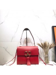 Luxury Valentino Garavani VRING Small leather shoulder bag 00843 red JH09692hU18