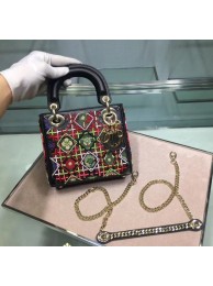 MINI LADY DIOR EMBROIDERED BAG M0598CRMH-3 JH07249IZ26