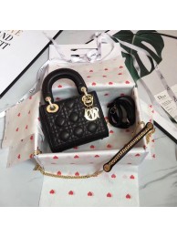 MINI LADY DIOR-TAS VAN LAMSLEER CAL44500 black JH07348dA83