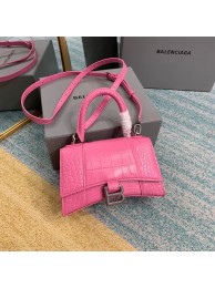 Replica Balenciaga Hourglass XS Top Handle Bag 28331S pink JH09362TH29