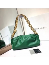 Replica Bottega Veneta Nappa lambskin soft Shoulder Bag 620230 green JH09231bO20