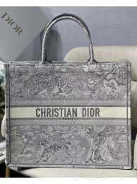 Replica DIOR BOOK TOTE Gray Toile de Jouy Reverse Embroidery M1286ZR JH06727nn76