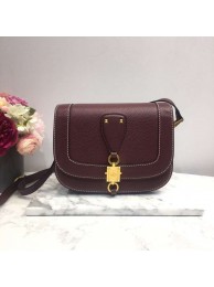 Replica Fashion VALENTINO Origianl leather shoulder bag 0705 Burgundy JH07021BC48