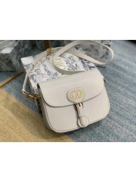 Replica MEDIUM DIOR BOBBY BAG Box Calfskin M9319 white JH06956vJ33