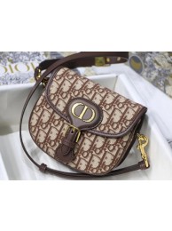 Replica SMALL DIOR BOBBY BAG Brown Dior Oblique Jacquard M9317U JH06879EX20