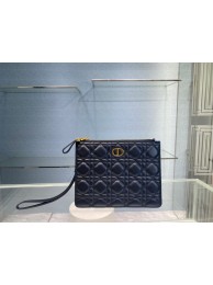 Replica SMALL DIOR CARO DAILY POUCH S5085U BLACK JH06719TN94