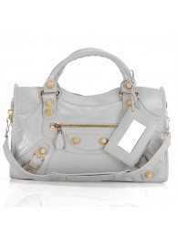 Replica Top Balenciaga Giant City Bag Light gray 084332B JH09490kC46