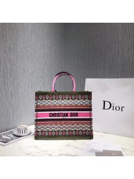 Replica Top DIOR BOOK TOTE EMBROIDERED CANVAS BAG M1287-5 JH06989Rc30