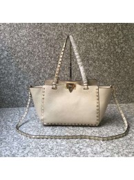 Replica VALENTINO Rockstud medium tote 0972 white JH09743oV69