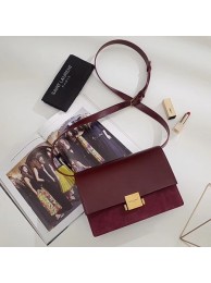 Replica Yves saint Laurent Classic Monogramme Flap Bag Calf leather 482044 wine JH08181yi85