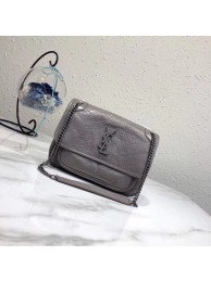 Replica Yves Saint Laurent MINI Niki Chain Bag 498893 grey JH08040kq23