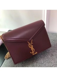 SAINT LAURENT Cassandra shoulder bag 96156 Burgundy JH07986tp88