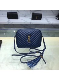 Saint Laurent Lou Medium Camera Bag 520534 blue JH08043Lg61