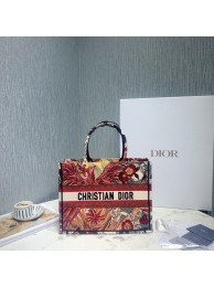 SMALL DIOR BOOK TOTE Embroidered M1296-2 JH06975Sx31