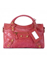 Top Knockoff Balenciaga Giant City Bag pink 084332B JH09489Pd13