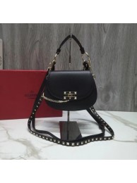 VALENTINO Candy quilted leather cross-body bag V3412 black JH09803ix60