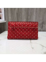 VALENTINO leather clutch 0125 red JH09727ui32