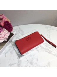 VALENTINO Origianl leather 060 Clutch bag red JH09579Qa67