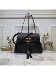 VALENTINO Origianl Leather Bag V0012 Black JH09672eT55