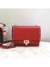 VALENTINO Origianl leather shoulder bag 3005 red JH09602Pe30