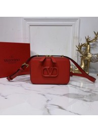 VALENTINO Origianl leather shoulder bag V0020 red JH09655HF96