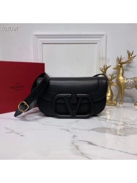 VALENTINO Origianl leather shoulder bag V0030A black JH09640dt49