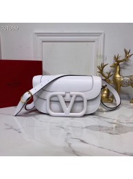 VALENTINO Origianl leather shoulder bag V0030A white JH09643IN59