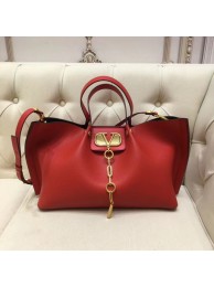 VALENTINO Origianl leather tote 2080 red JH09606Js15