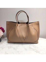 VALENTINO Origianl leather tote 9099 light pink JH09592Ks55