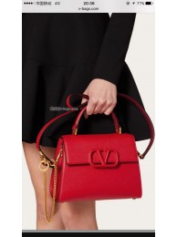 VALENTINO Origianl leather Tote Bag V0025 red JH09649aO91