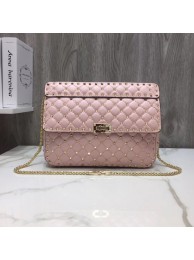 VALENTINO Quilted leather shoulder bag 96593 pink JH09731qT25