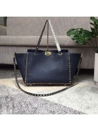 VALENTINO Rockstud large tote 0973 dark blue JH09752cJ39