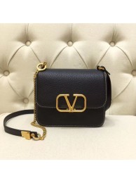 VALENTINO VLOCK Origianl leather shoulder bag 0905 black JH09547IT70