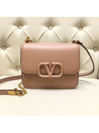 VALENTINO VLOCK Origianl leather shoulder bag 0906 light pink JH09553Hg74