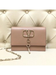 VALENTINO VLOCK Origianl leather shoulder bag 0910 light pink JH09528zp53