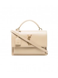 Yves Saint Laurent Calfskin Leather Tote Bag Y634723 Beige JH07706Py32