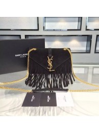 Yves Saint Laurent Classic Flap Bag 30340 black JH08345tk46