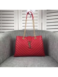 Yves Saint Laurent hot style MONGRAMME shoulder bag sheepskin Leather 26587 red JH08312rd58