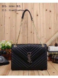 Yves Saint Laurent hot style shoulder bag 26584 black JH08384zr86