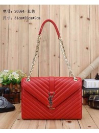 Yves Saint Laurent hot style shoulder bag 26584 red JH08383FA31