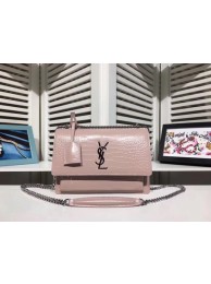 Yves Saint Laurent SUNSET BAG 00931 Shoulder Bag pink JH08327eR54