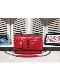 Yves Saint Laurent SUNSET BAG 00931 Shoulder Bag red JH08326nr44